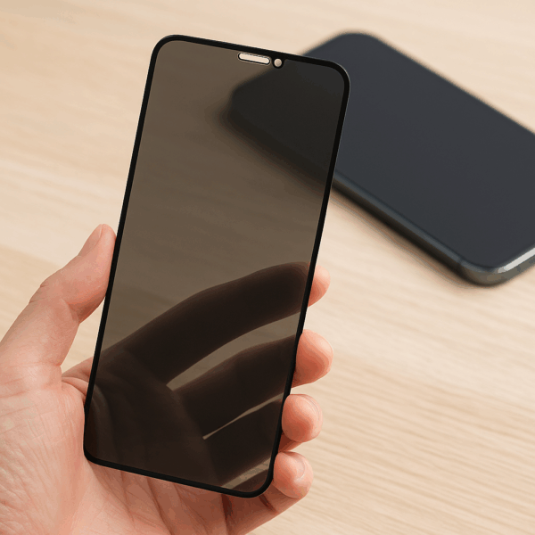Privacy Panzerglas für iPhone 12 Mini - Anti-Spy Schutzfolie, 9H gehärtetes Glas – Bild 4