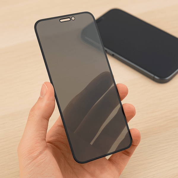Privacy Panzerglas für iPhone 12 Mini - Anti-Spy Schutzfolie, 9H gehärtetes Glas – Bild 5